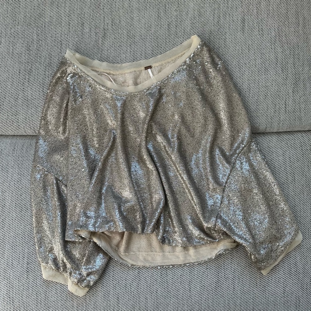 Free People Sequin Top